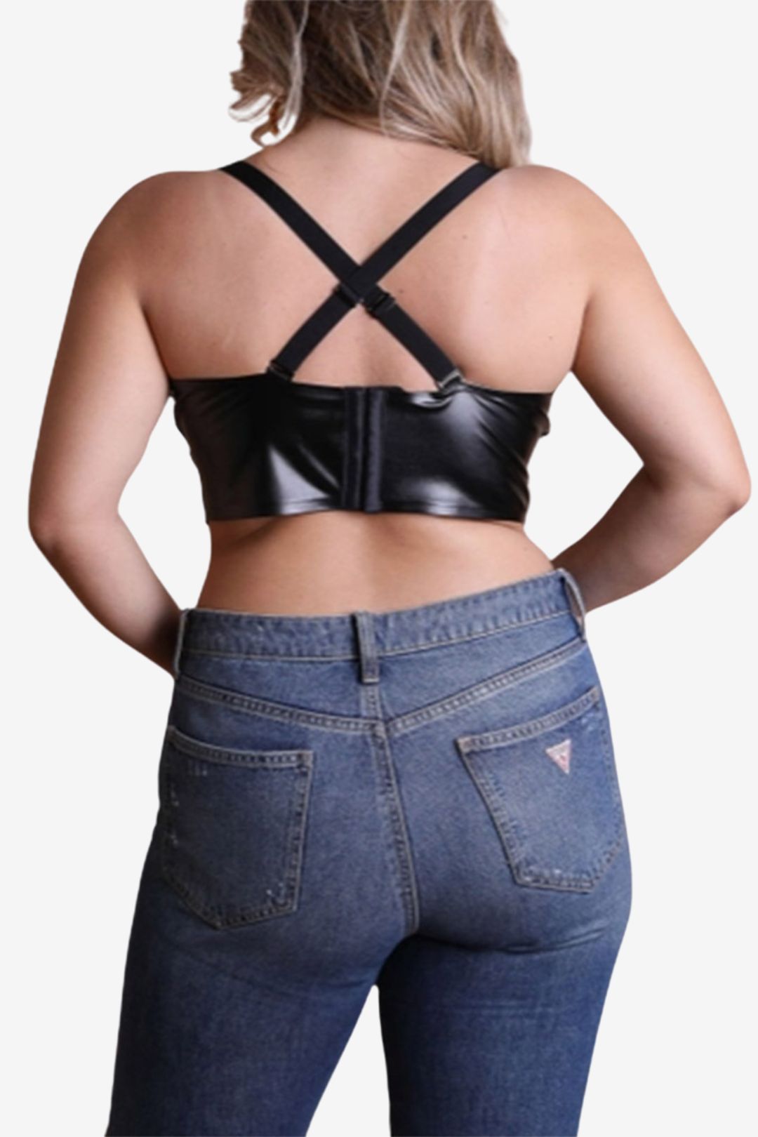 Faux Leather Bralette | Multiple Colors