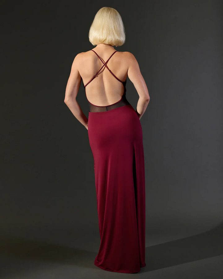 Immaculate Slip Gown | Burgundy