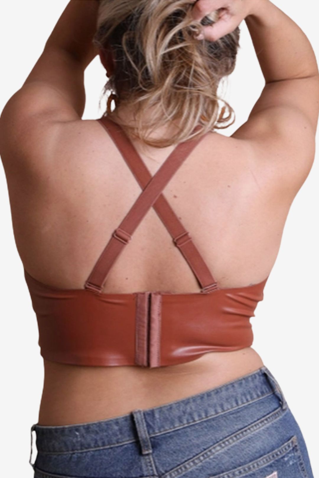 Faux Leather Bralette | Multiple Colors