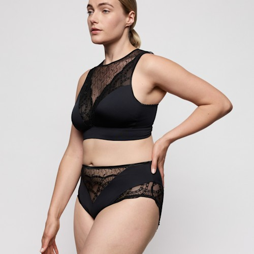 Naica Full Bust Bralette | Black