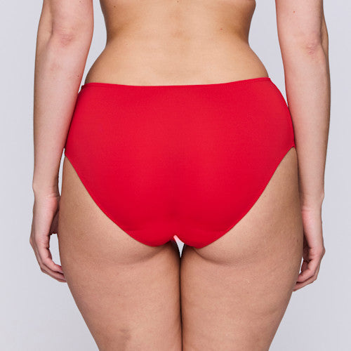 Prima Donna twist east end brief in red