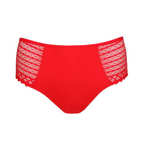 Prima Donna twist east end brief in red