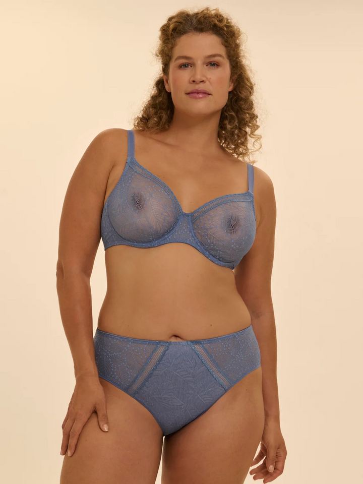 Comete Unlined Seamless T-shirt Bra | Chambray