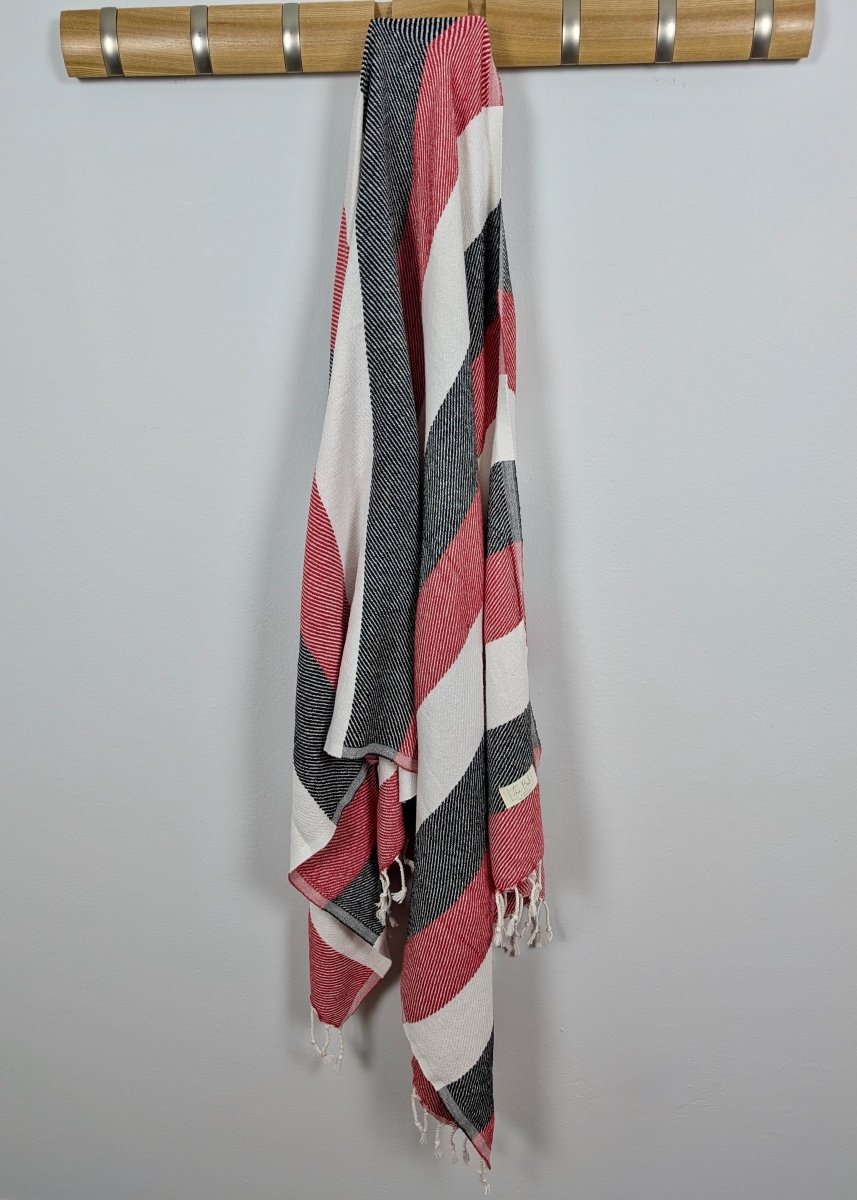 Mesa Towel - Oversized, Quick-Drying, 100% Cotton Beach Towel with Bold Stripes
