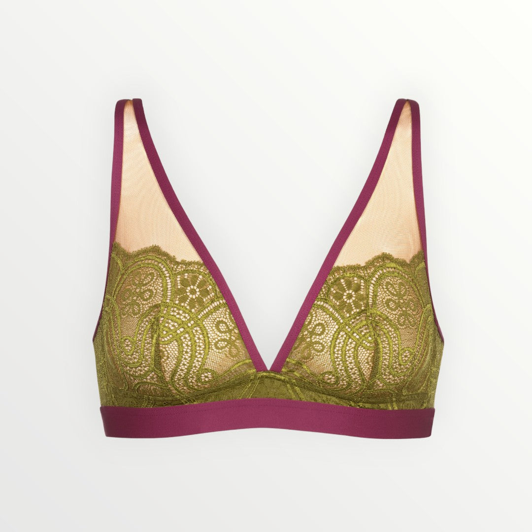 Poetry Fame Bralette | Urban Green