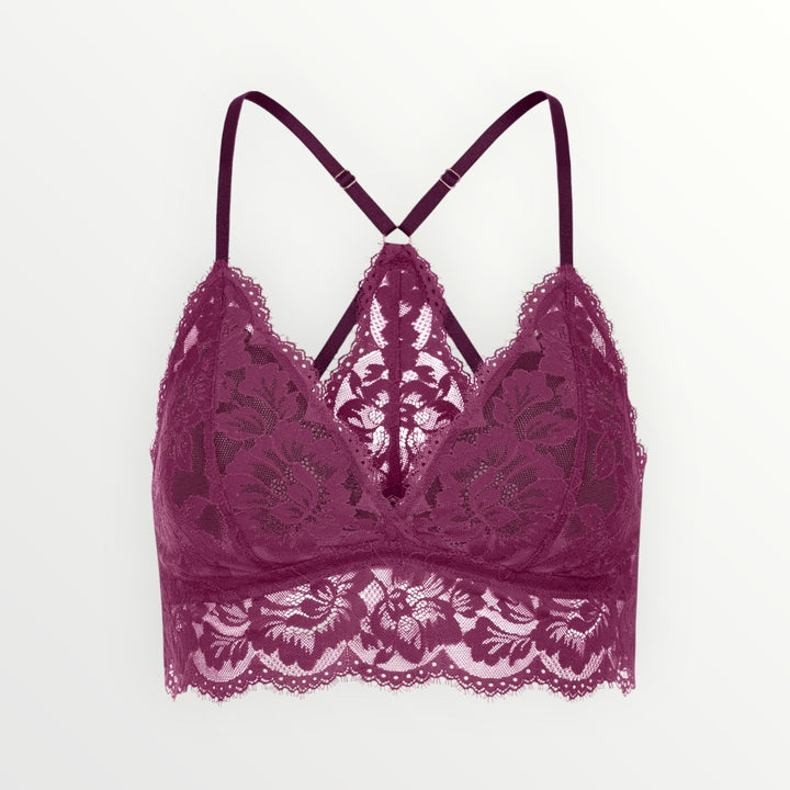 Poetry Vogue Bralette Set | Barbados Cherry