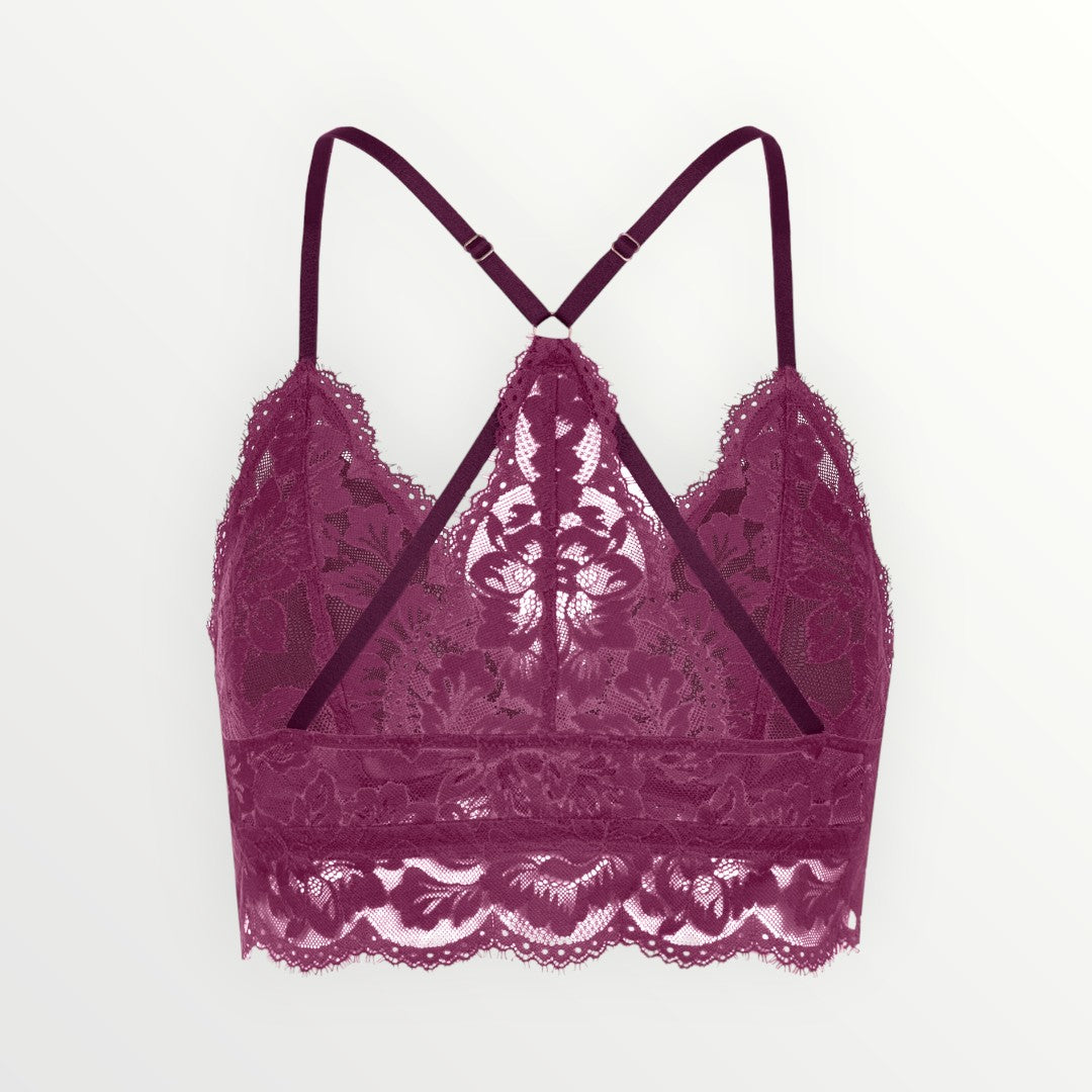 Poetry Vogue Bralette Set | Barbados Cherry