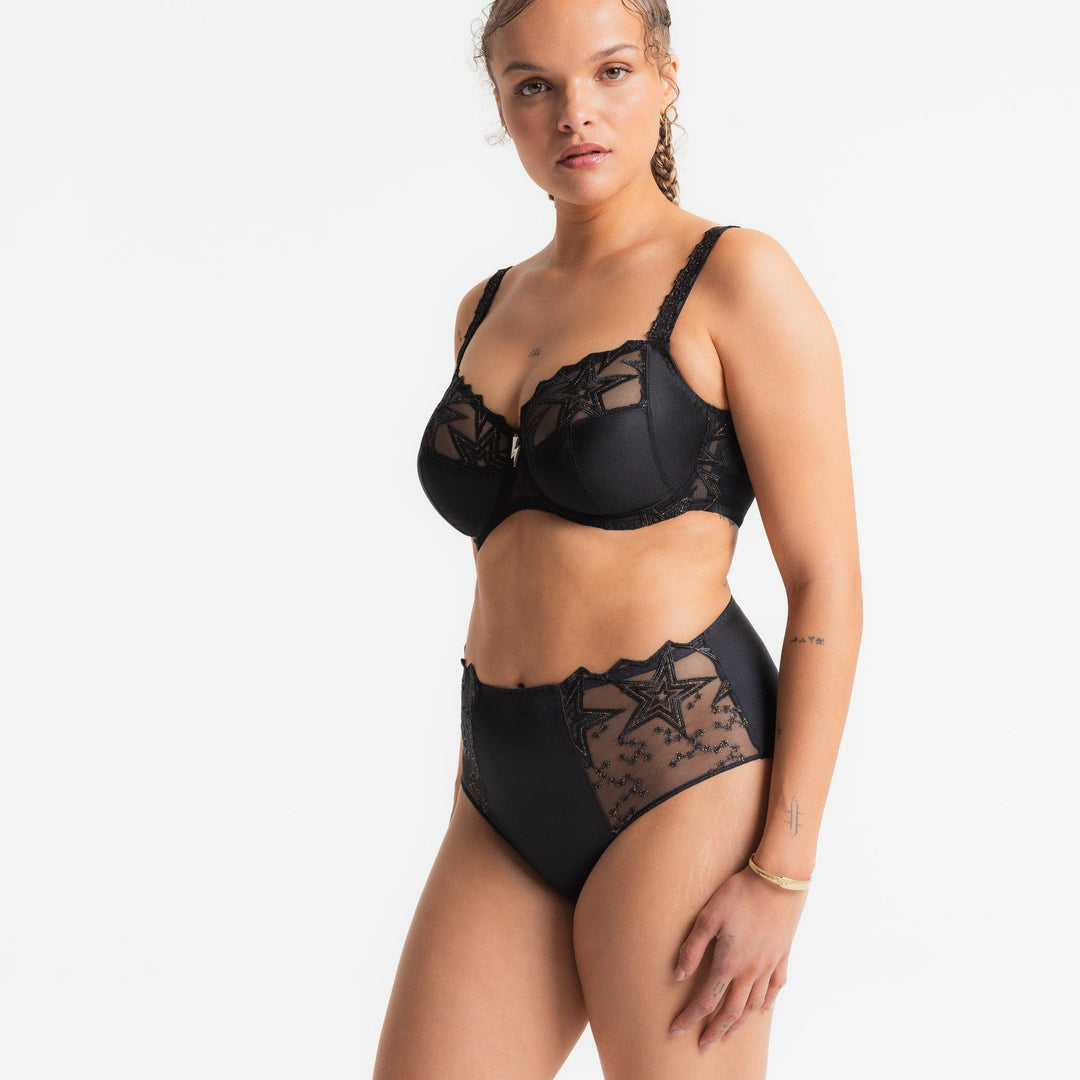 Superstar Full Cup Bra | Black Gold