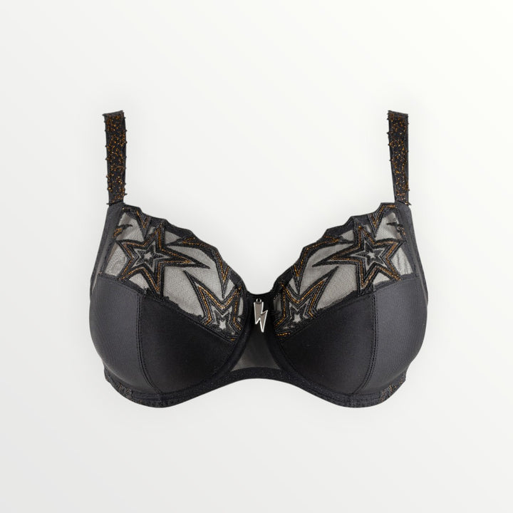 Superstar Full Cup Bra | Black Gold