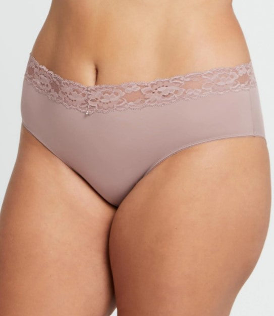Lace Waistband Full Coverage Brief Moonshell