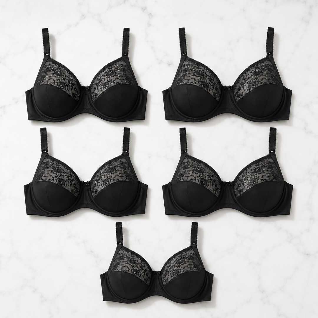 The Foundation Capsule | Morgan Full Coverage Bra 5-Pack Capsule