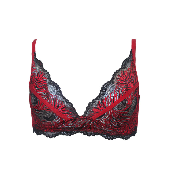 Pomegranate Love Comfy Lace Bralette
