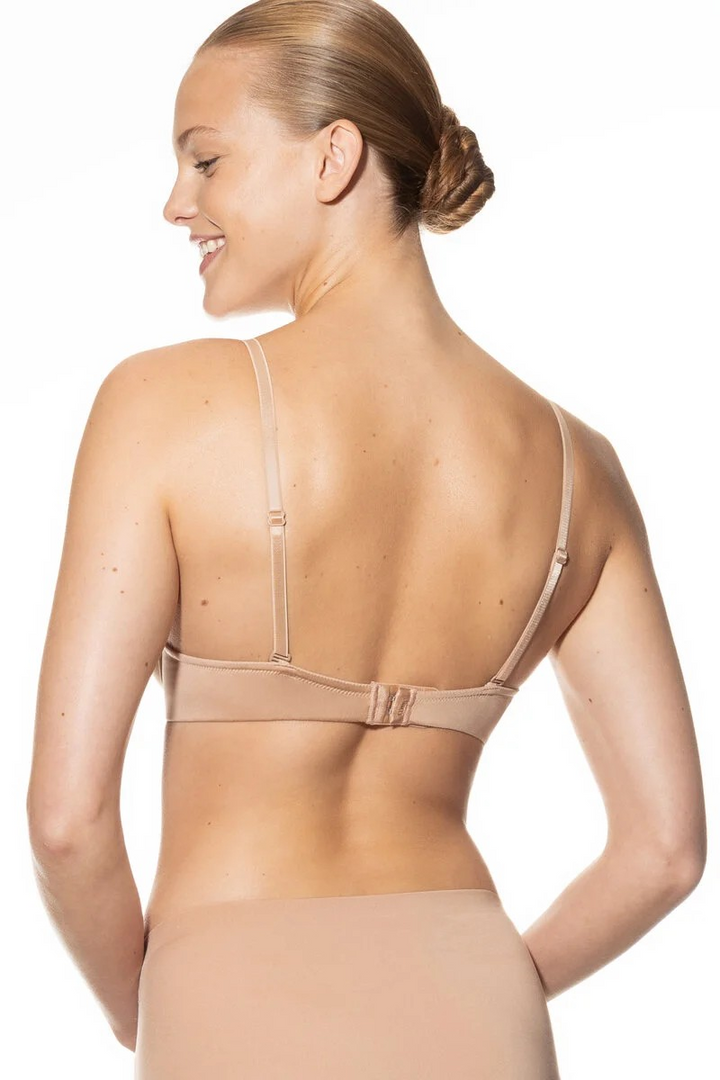 Joan Bi-stretch Sweetheart Multiway T-shirt Bra | Creamy Camel