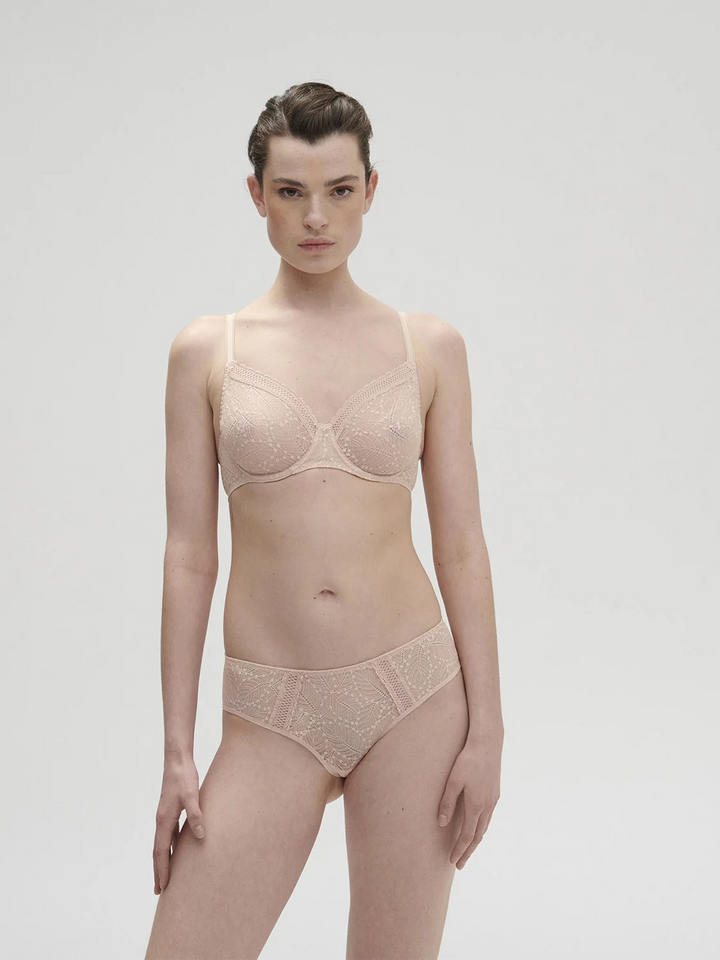 Comete Unlined Seamless T-shirt Bra | Soft Pink