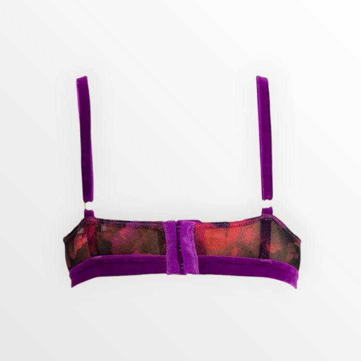 The Poppy Printed Cutout Bralette