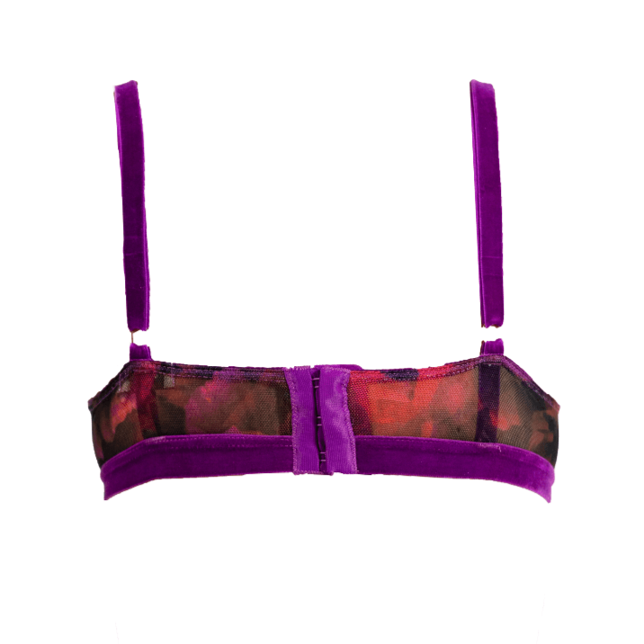 The Poppy Printed Cutout Bralette