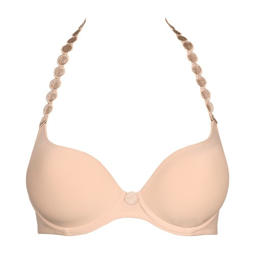Tom Padded Heart Shape T-shirt Bra | Cafe Latte