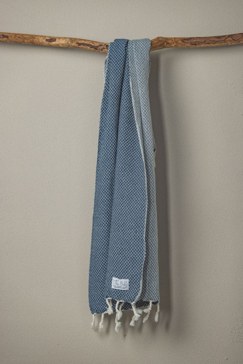 Waffle Weave Hand Towel Collection – 20”x40” Organic Turkish Cotton Towels with Tassels