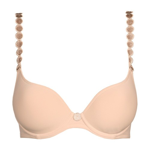 Tom Padded Heart Shape T-shirt Bra | Cafe Latte