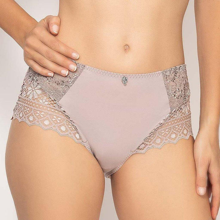 Empreinte Cassiopee Panty in Rose Sauvage color,Enpreinte, Cassiope Panty, Underwear, French Lingerie,  Cheeky Underwear