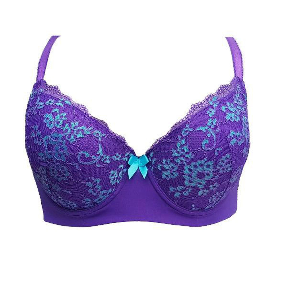 Lady Emprezz Frenchie Everyday Bra in Purple Lace