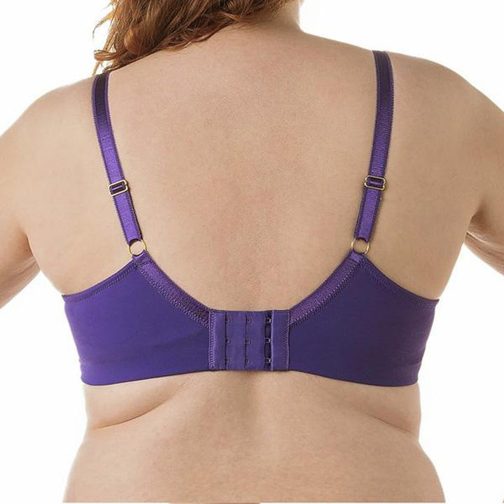 Lady Emprezz Frenchie Everyday Bra in Purple with Adjustable Straps and Hook-and-Eye Closure