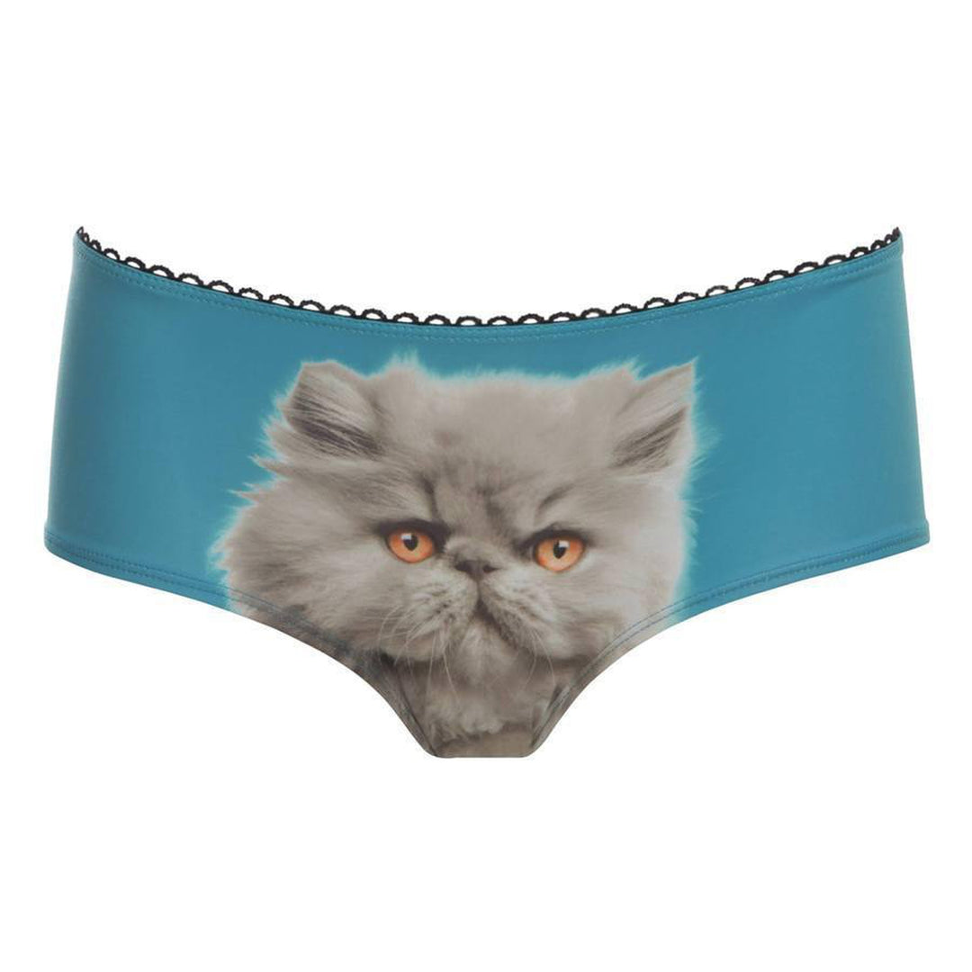 Lickstarter Grump Cat Print Women's Panties