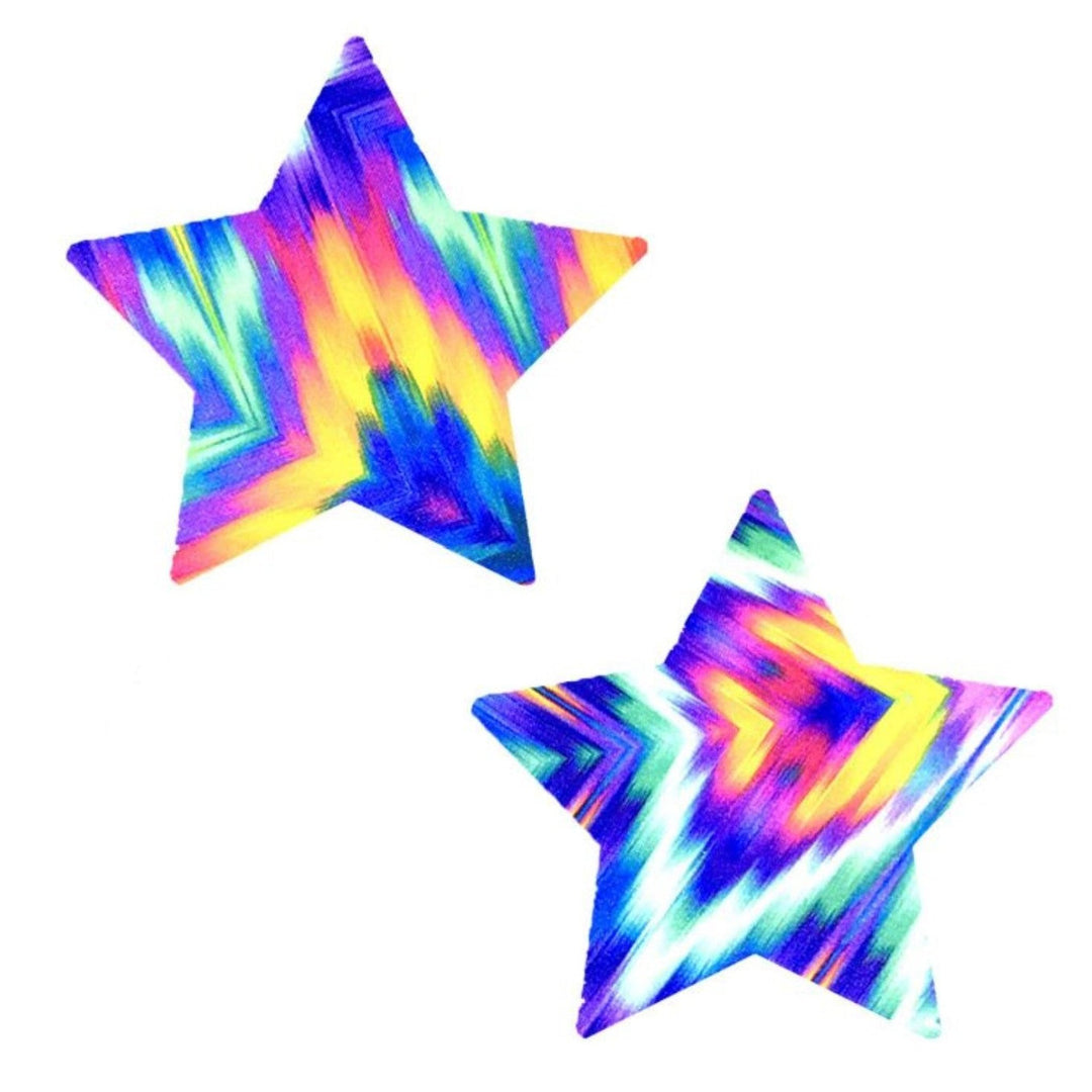 NevaNude Tie Dye Blacklight Starry Night Nipple Cover Pasties