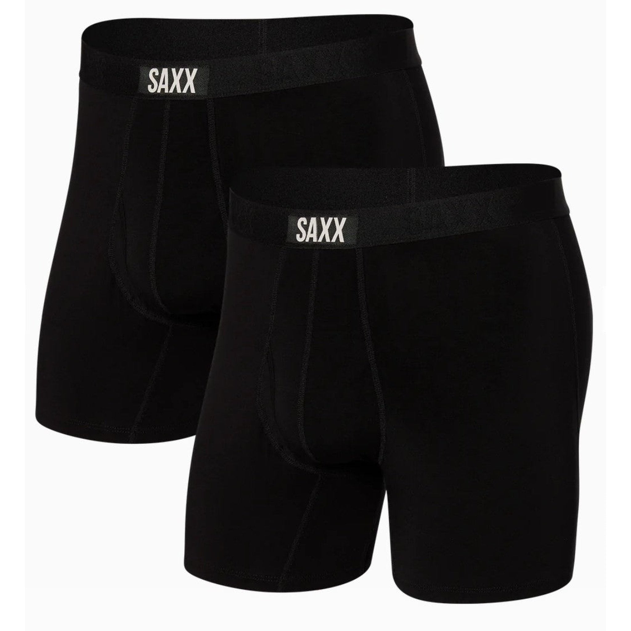 Saxx Vibe Super Soft Men's Boxer Brief 2 Pack in Black