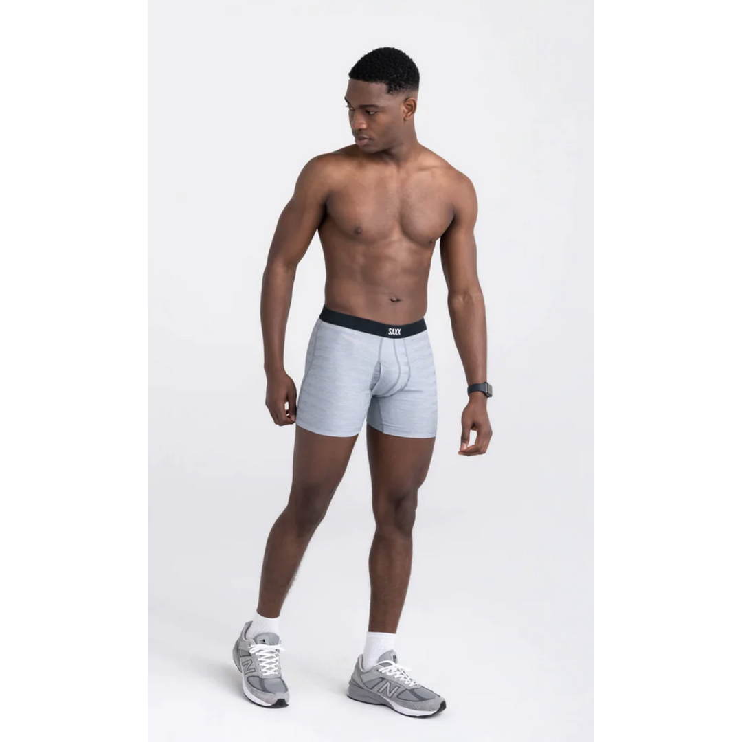 DropTemp Cooling Mesh Boxer Brief Mid-Grey Heather