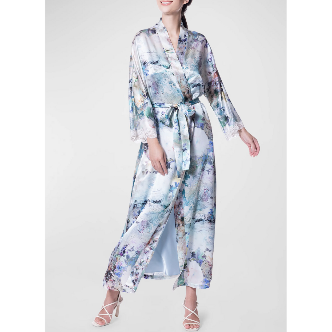 Enchanted Long Silk Robe