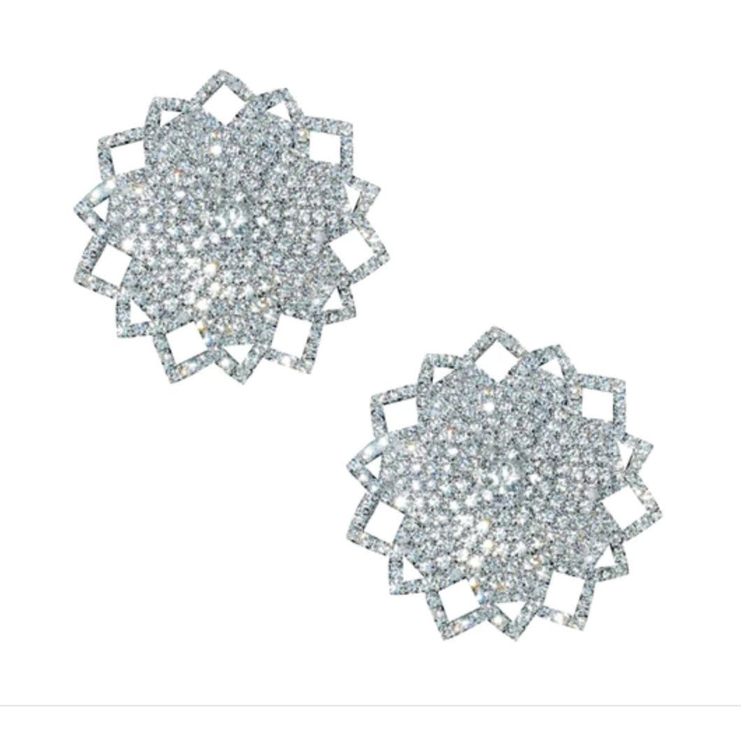Ice Crystals Reusable Silicone Reusable Silicone Nipple Pasties