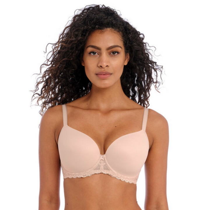 Offbeat Moulded Demi Bra | Natural Beige