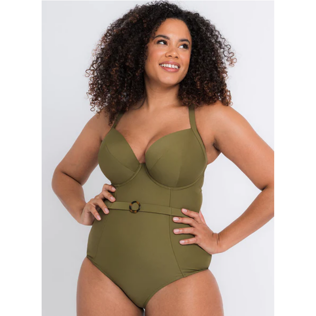 Retro Sun Multiway Swimsuit Olive