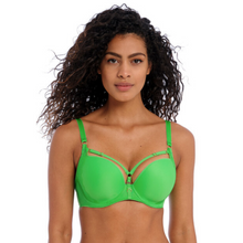 Load image into Gallery viewer, Temptress Molded Underwire Strappy Plunge Bra Poison
